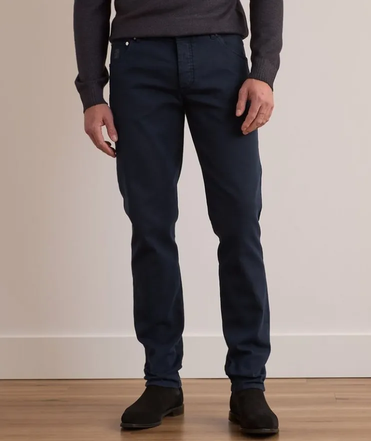 Dyed Stretch-Cotton Jeans