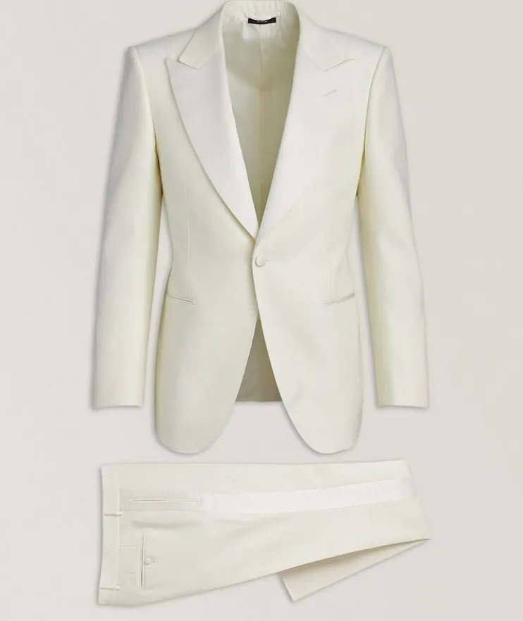 Dyllan Wool-Silk Tuxedo