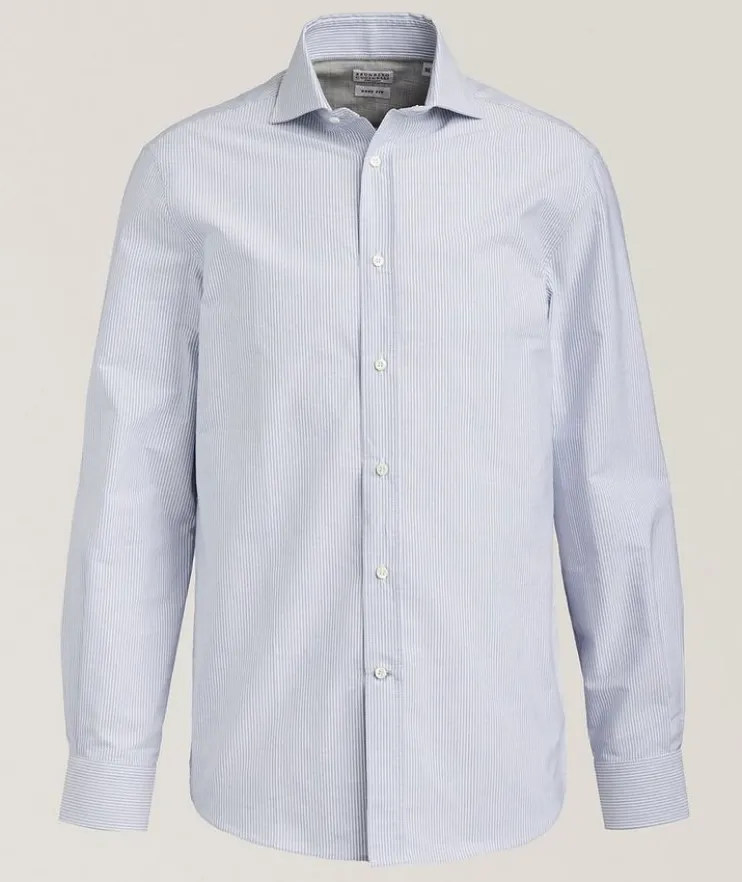 Easy-Fit Striped Cotton Sartorial Shirt
