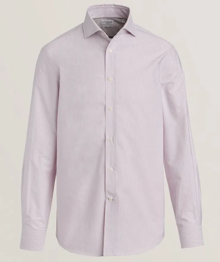 Easy-Fit Striped Cotton Sartorial Shirt