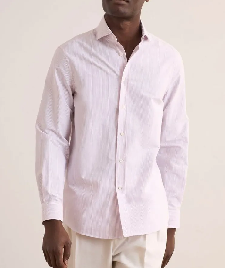 Easy-Fit Striped Cotton Sartorial Shirt
