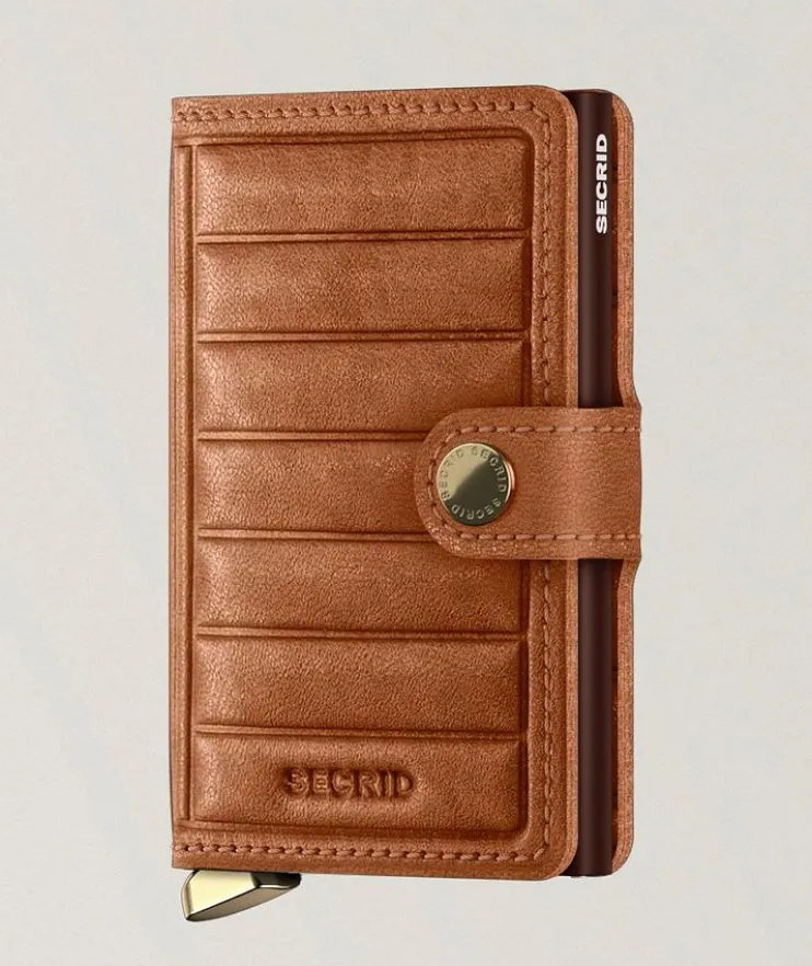 Embossed Leather Miniwallet