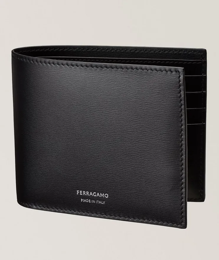 Embossed Logo Bifold Wallet