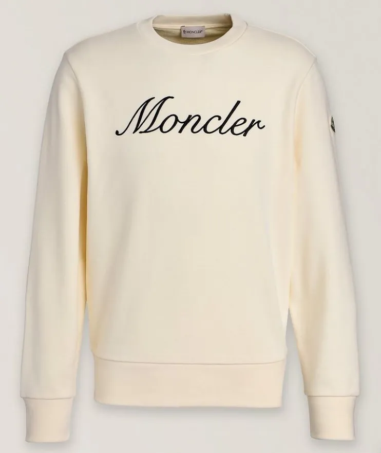 Embroidered Cursive Logo Sweatshirt
