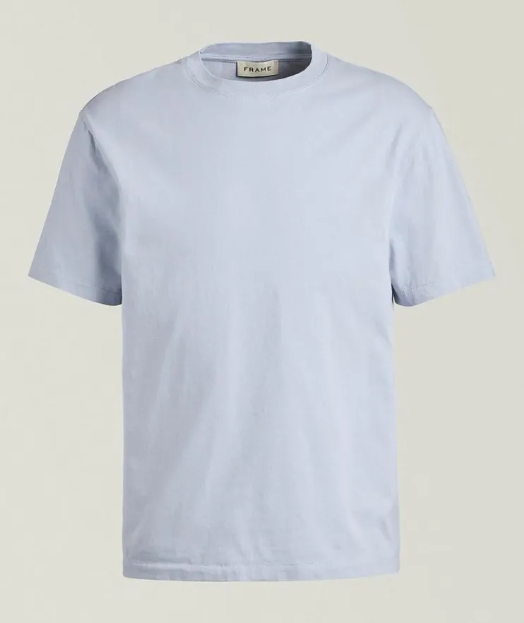 Embroidered Logo Cotton T-Shirt