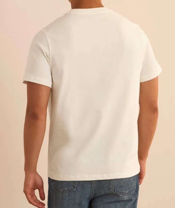 Embroidered Logo Cotton T-Shirt