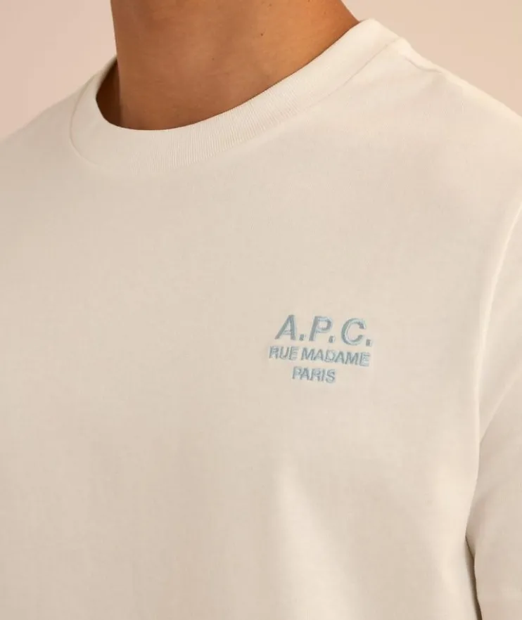 Embroidered Logo Cotton T-Shirt