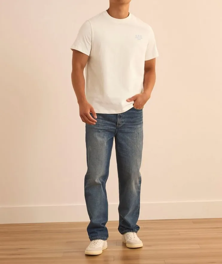 Embroidered Logo Cotton T-Shirt