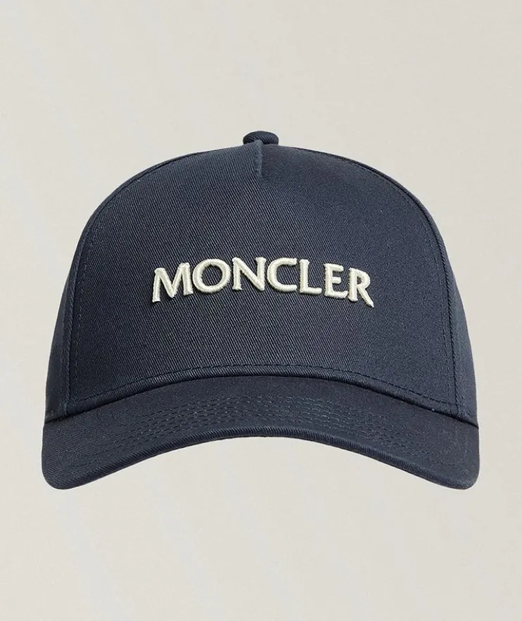 Embroidered Logo Gabardine Baseball Cap