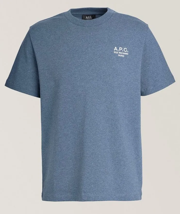 Embroidered Logo Organic Cotton T-Shirt