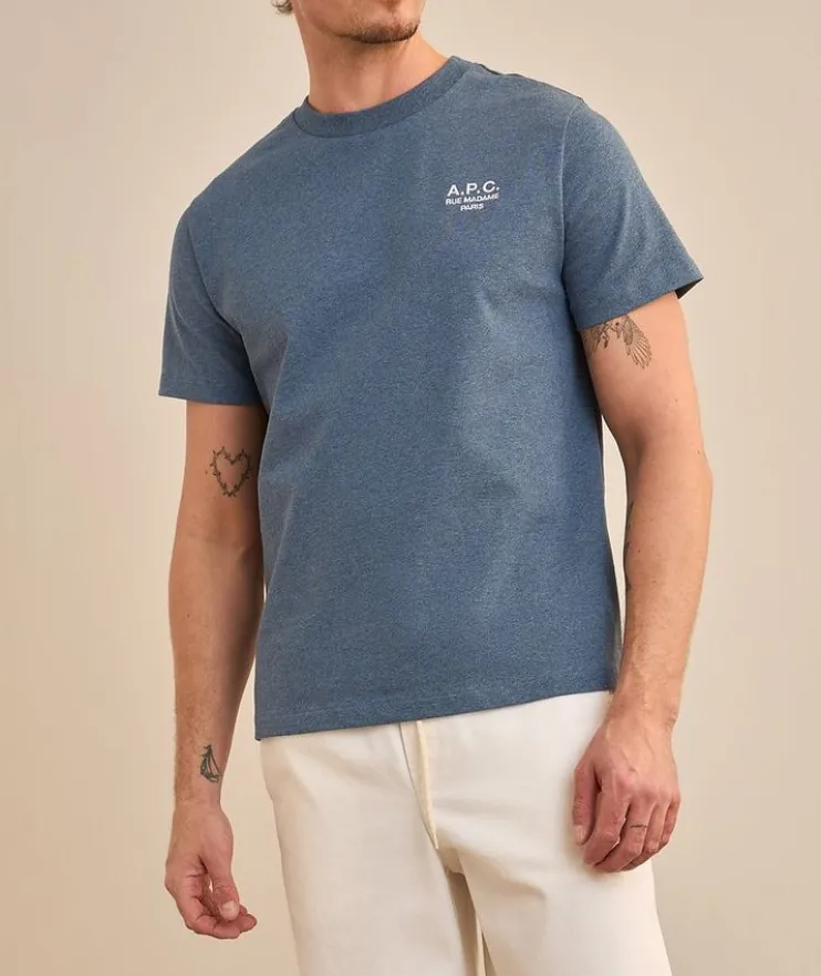 Embroidered Logo Organic Cotton T-Shirt