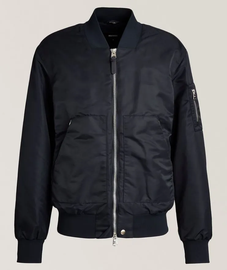 Emilio Satin Bomber Jacket