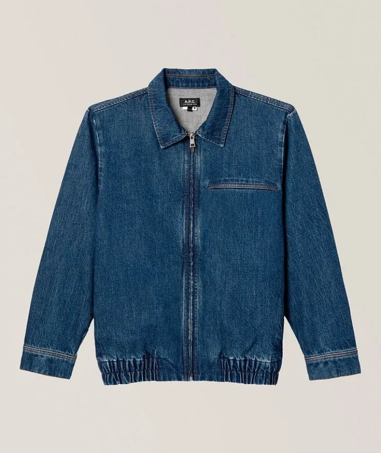 Fabrizio Full-Zip Denim Jacket