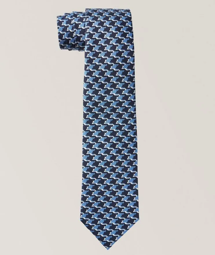 Fantasia Camouflage Silk Tie