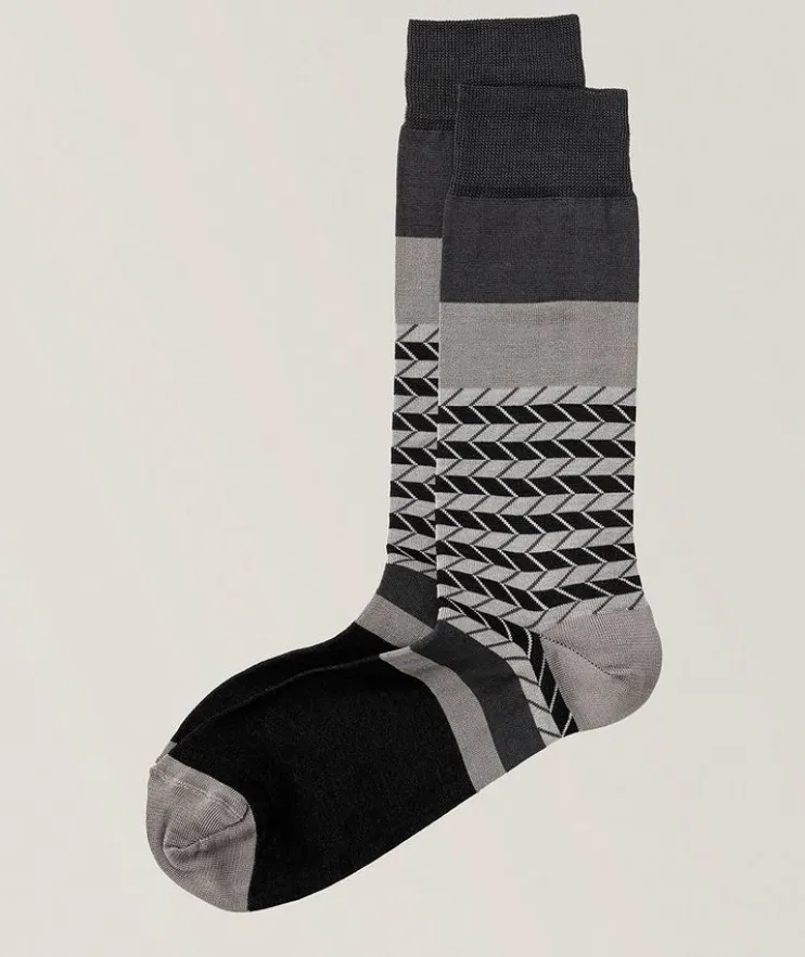 Fantasy Striped Chevron Socks