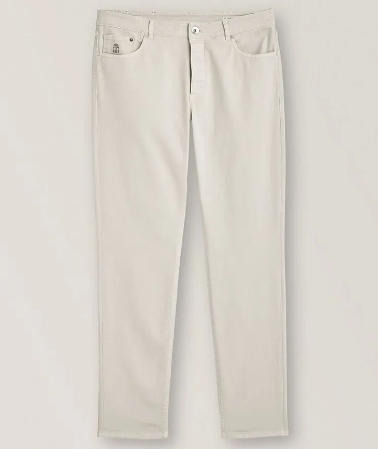 Five Pocket Stretch Denim Jeans