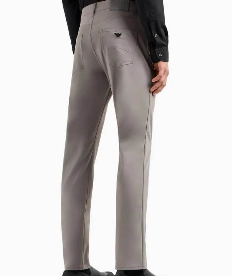 Five-Pocket Style Stretch-Cotton Pants