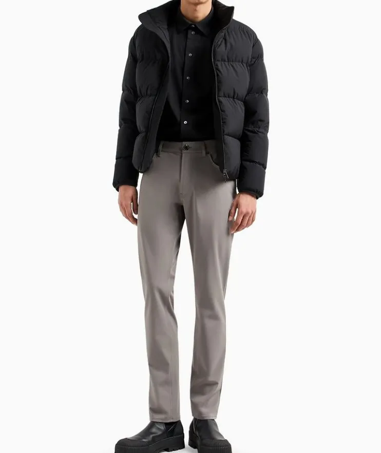 Five-Pocket Style Stretch-Cotton Pants