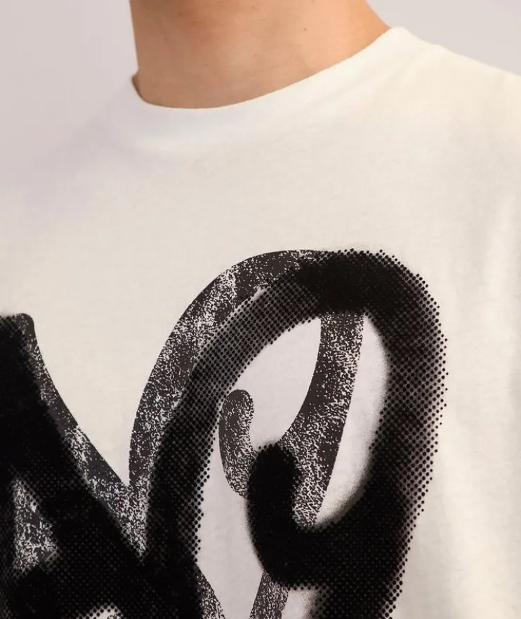 Flocked Heart T-Shirt