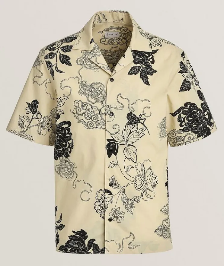 Floral Cotton Camp Shirt
