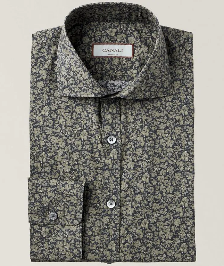Floral Cotton-Blend Shirt