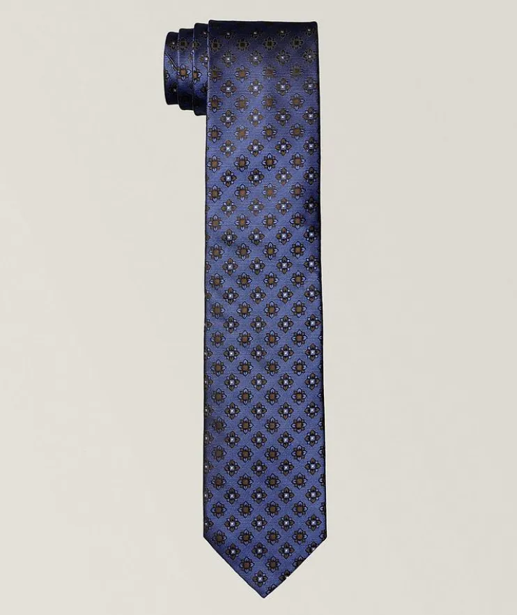 Floral Medallion Silk Tie