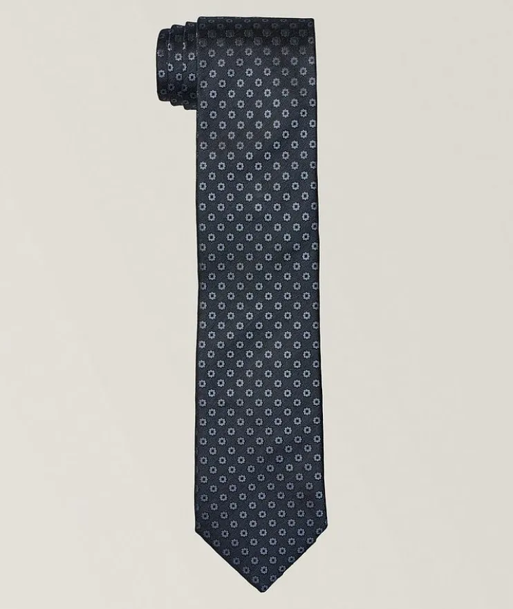 Floral Medallion Silk Tie