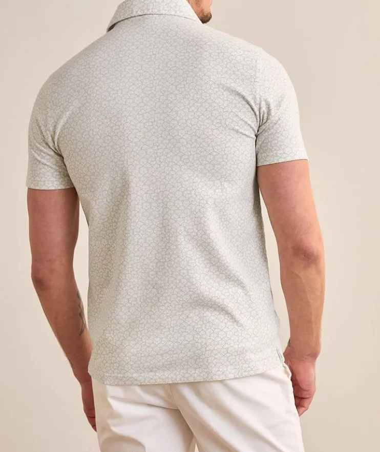 Floral Neat Stretch-Pima Cotton Polo