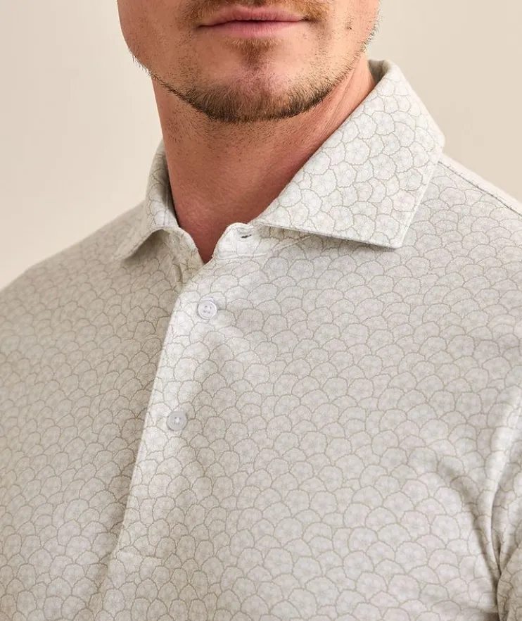 Floral Neat Stretch-Pima Cotton Polo