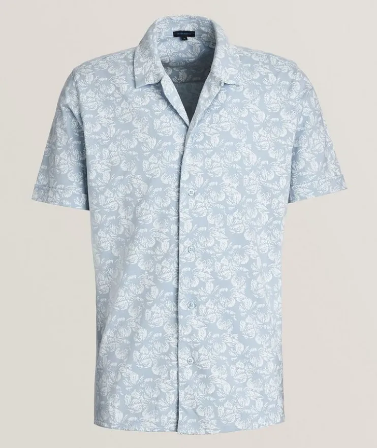 Floral Print Camp Shirt