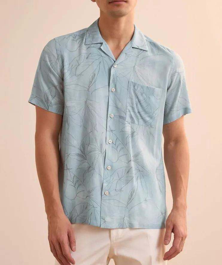 Floral Print Camper Shirt