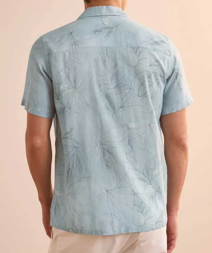 Floral Print Camper Shirt