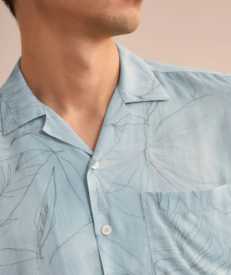 Floral Print Camper Shirt