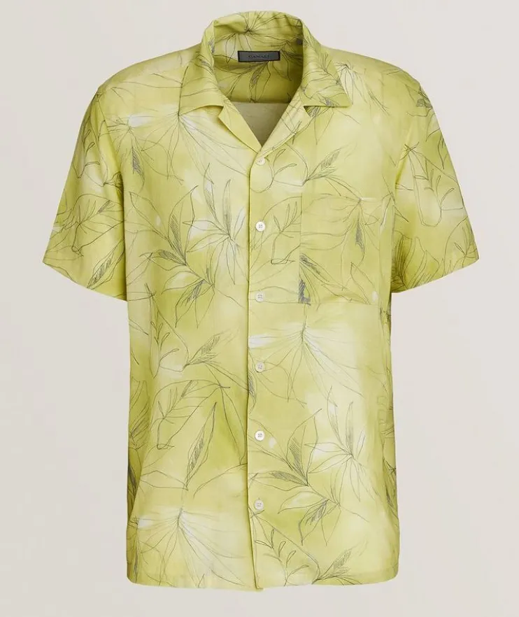 Floral Print Camper Shirt