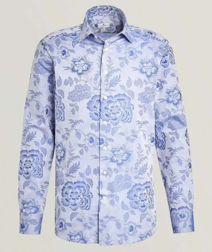 Floral Print Cotton Shirt