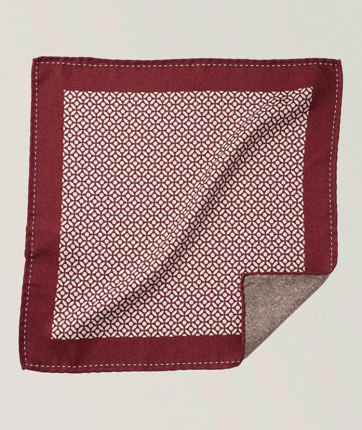 Floral Silk Pocket Square