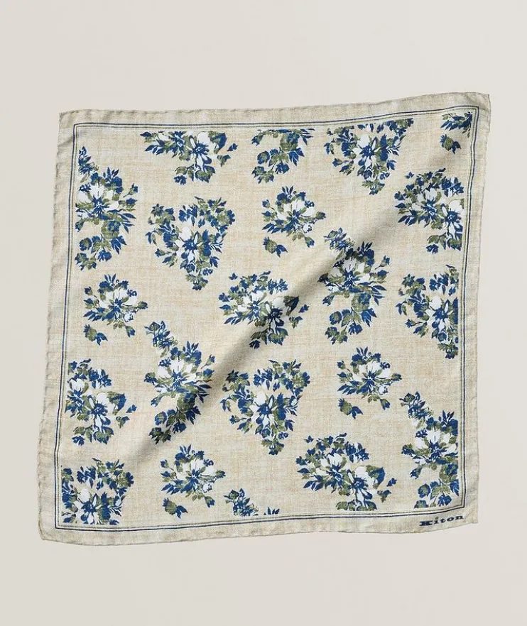 Floral Silk Pocket Square