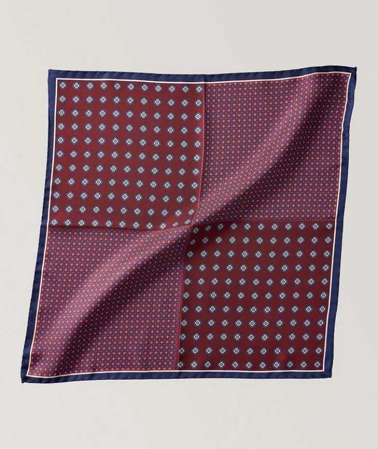 Floral Silk Pocket Square