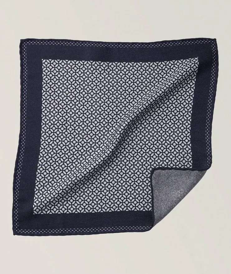 Floral Silk Pocket Square