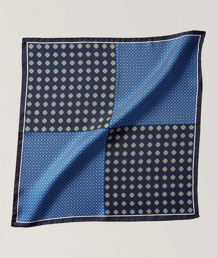 Floral Silk Pocket Square