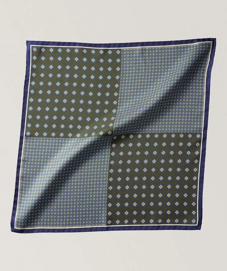 Floral Silk Pocket Square