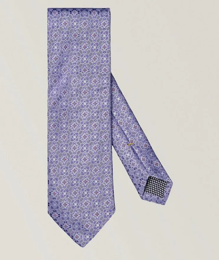 Floral Woven Silk Tie