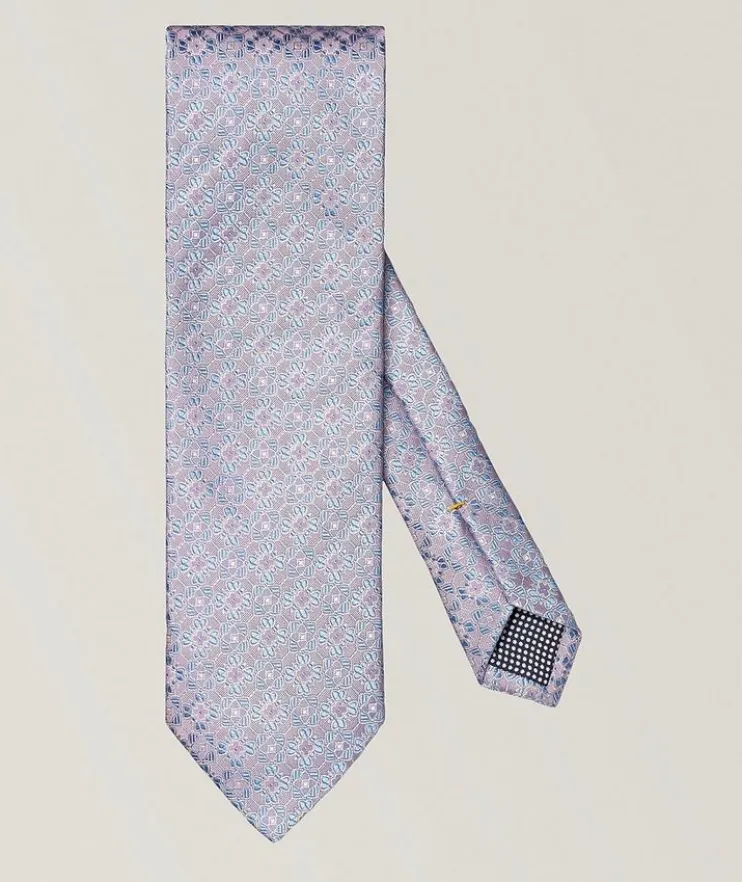 Floral Woven Silk Tie