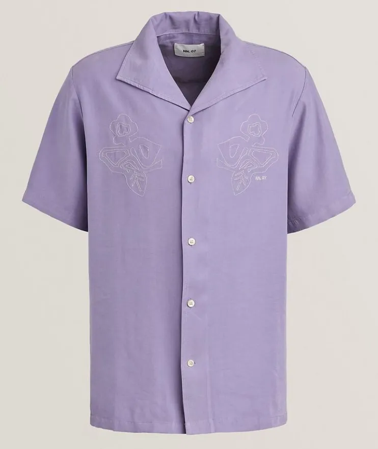 Flower Logo Camp Shirt