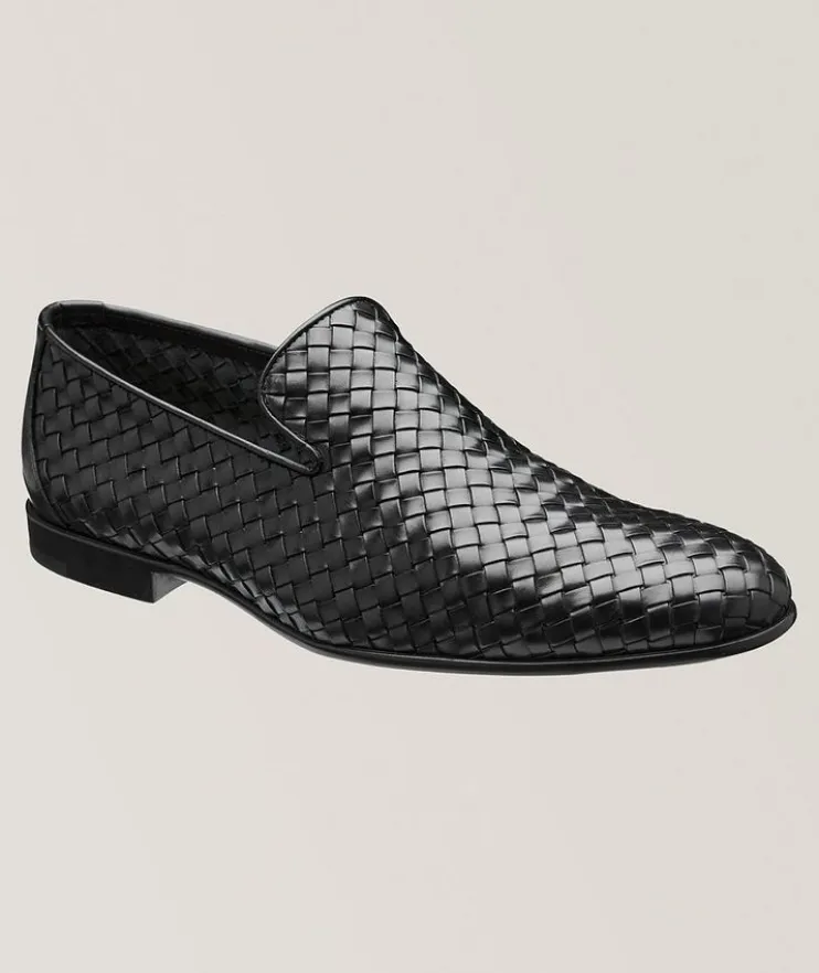 Foley Woven Leather Loafers