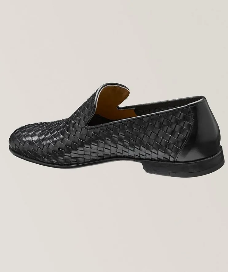 Foley Woven Leather Loafers