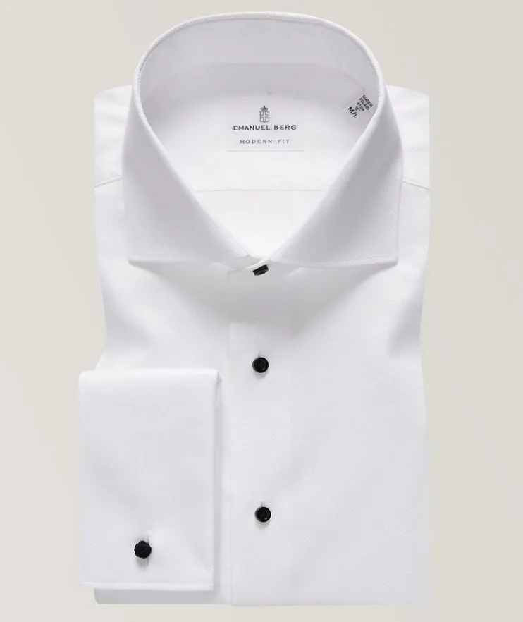 Formal James Bond Solid Dress Shirt