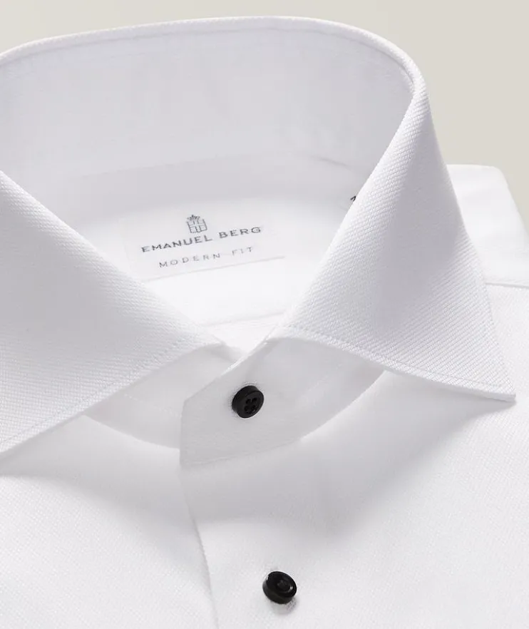 Formal James Bond Solid Dress Shirt