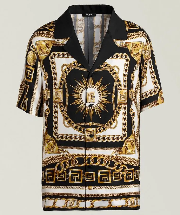 Foulard Chaînes Print Shirt