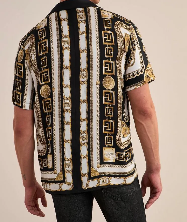 Foulard Chaînes Print Shirt